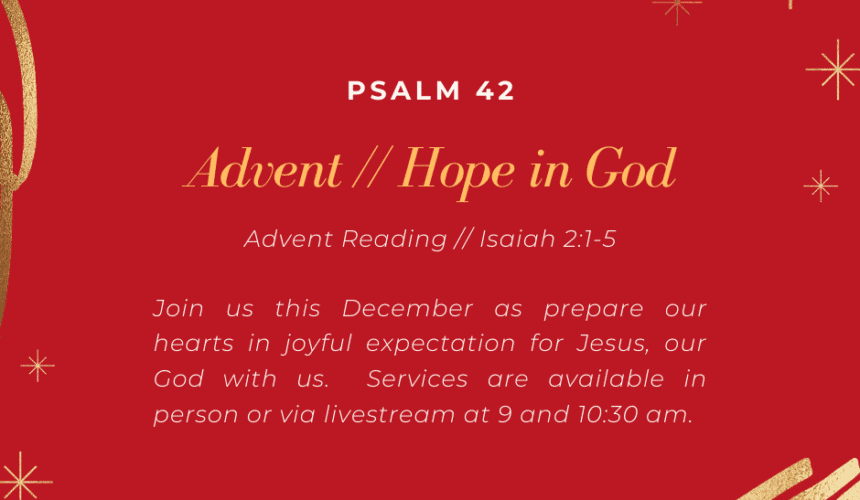 Advent: Hope in God // Ephesians 42