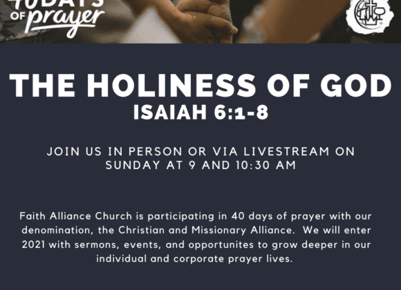 40 Days of Prayer // The Holiness of God // Isaiah 6:1-8