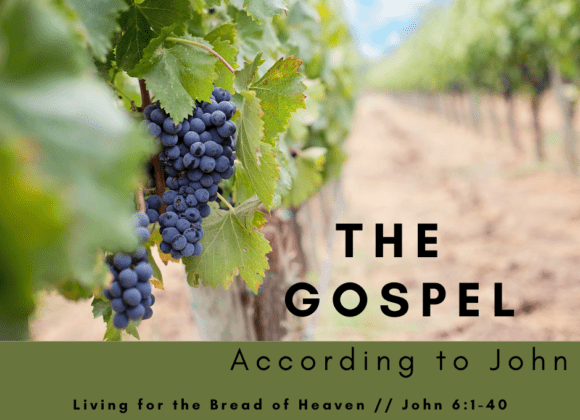 Living for the Bread of Heaven // John 6:1-40