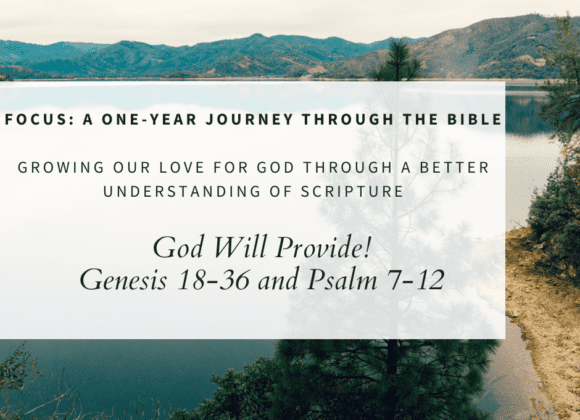 God Will Provide // Genesis 18-36