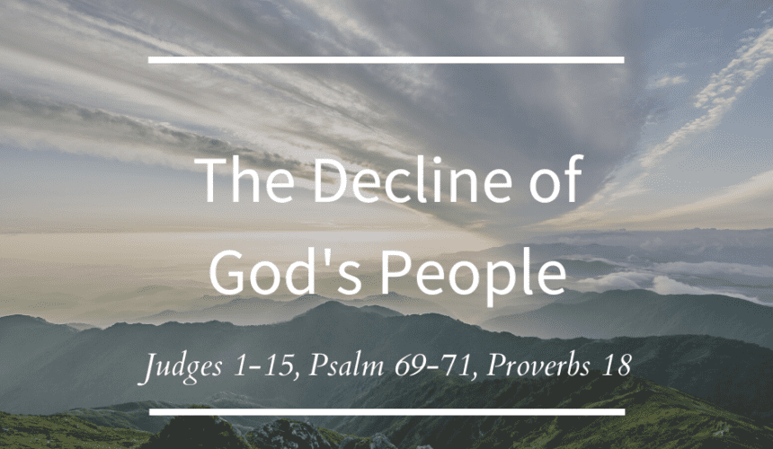 The Decline of Gods People // Judges 2