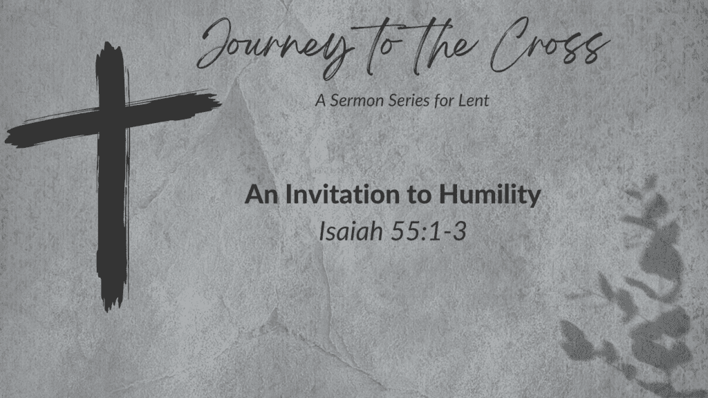 Lent 2024 // Journey to the Cross